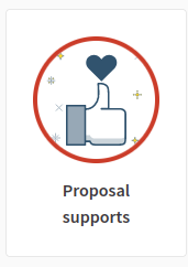 La proposition supporte le badge